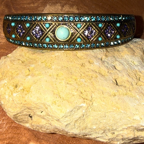 2 Stackable HEIDI DAUS Rhinestone Bracelets - Picture 7 of 10